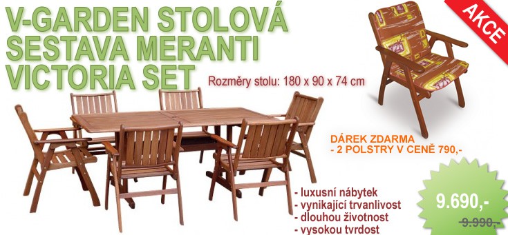 1) V-gardern meranti victoria set
